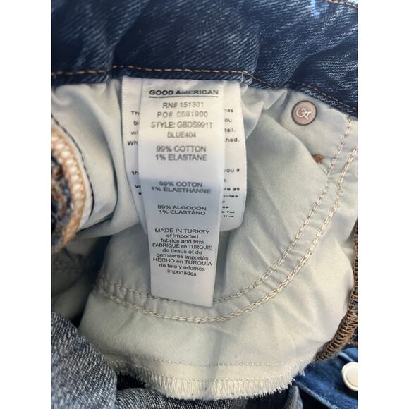 Good American | Good Boy Double Slit Size 10/30 Button Fly Jeans - Picture 3 of 10